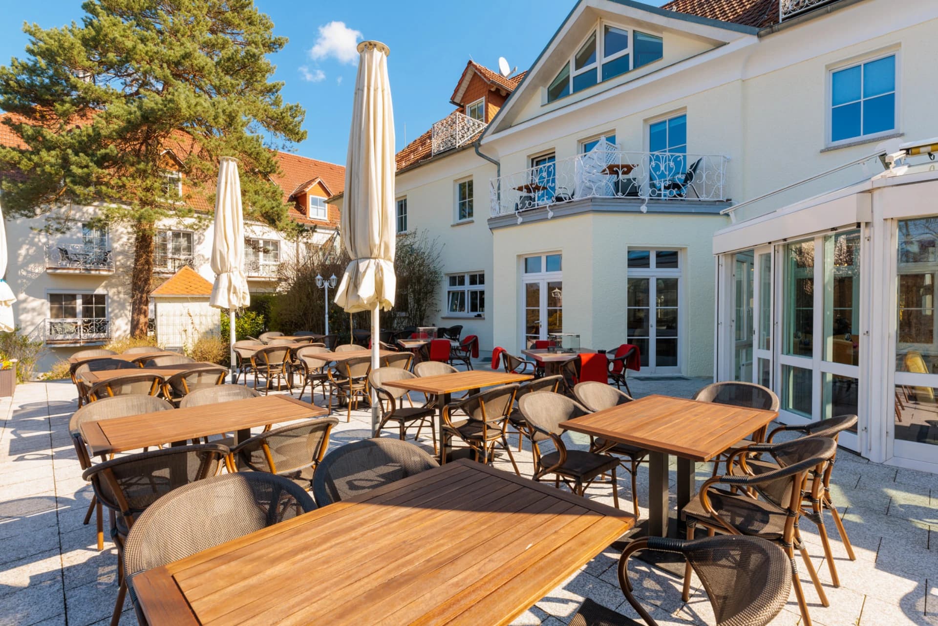 Terrasse des Residenz Seehotels